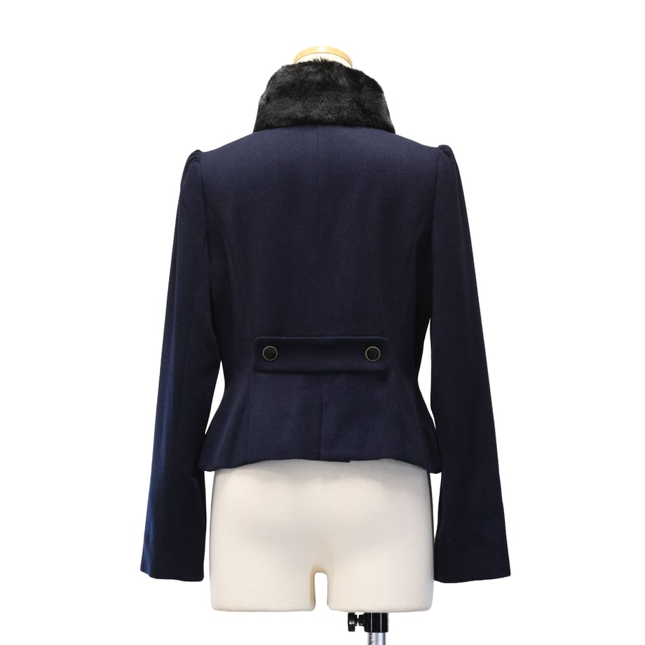【Sheglit】シェグリット ●予約●"Royal"ショートコート ネイビー/ブラック Mサイズ/Lサイズ