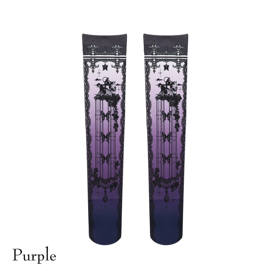 【Sheglit】シェグリット Caged Ulysses Over Knee ホワイト/ボルドー/パープル/ブラック