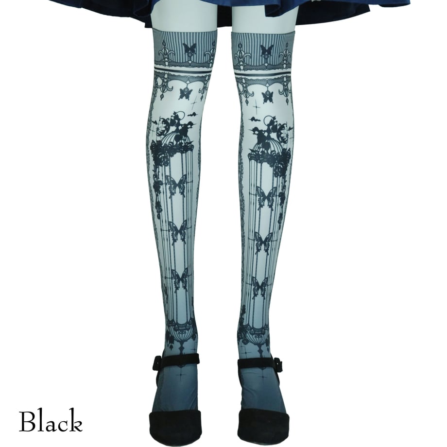 【Sheglit】シェグリット Caged Ulysses Over Knee ホワイト/ボルドー/パープル/ブラック