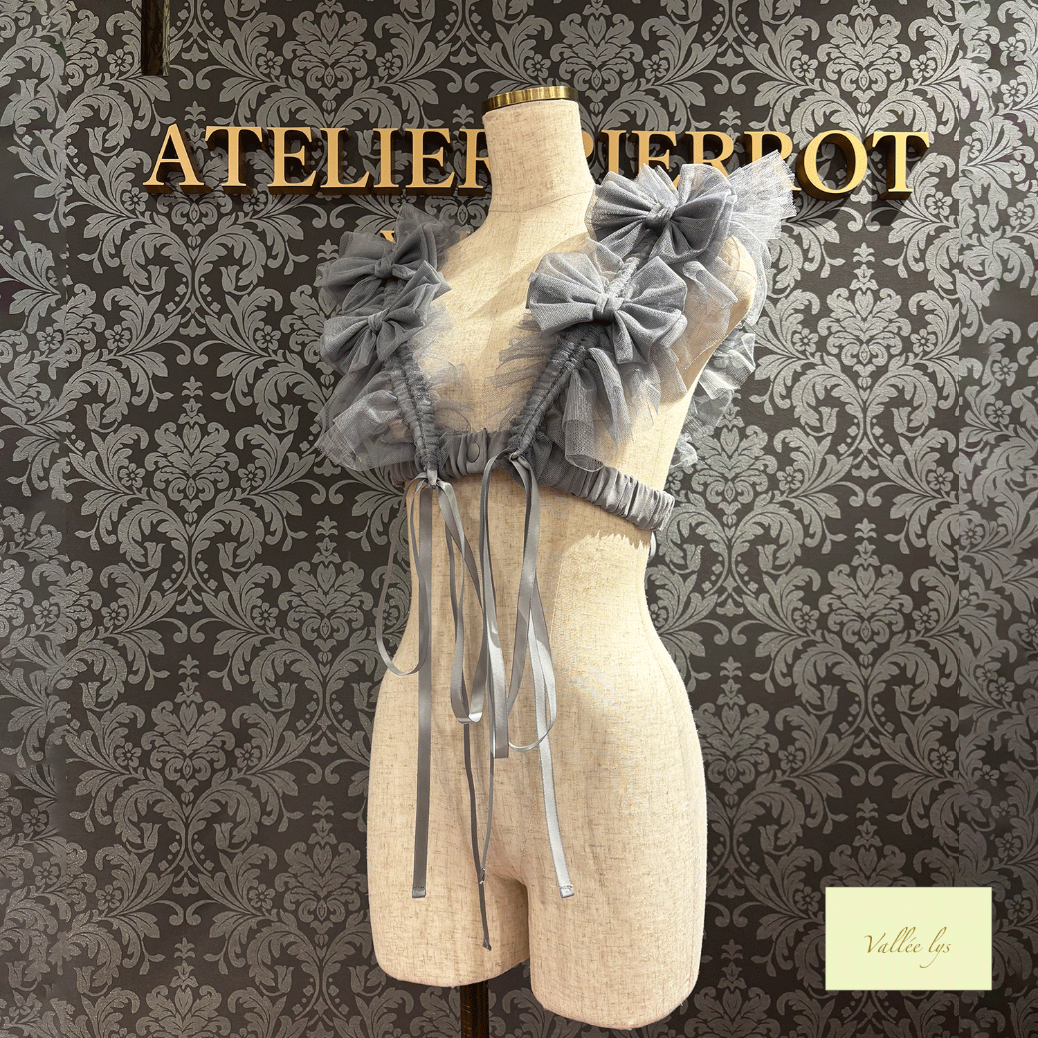 Vallee lys瓦勒莉丝Nocturne Tulle Harness白色/粉红色/波尔多/紫色/灰色/黑色