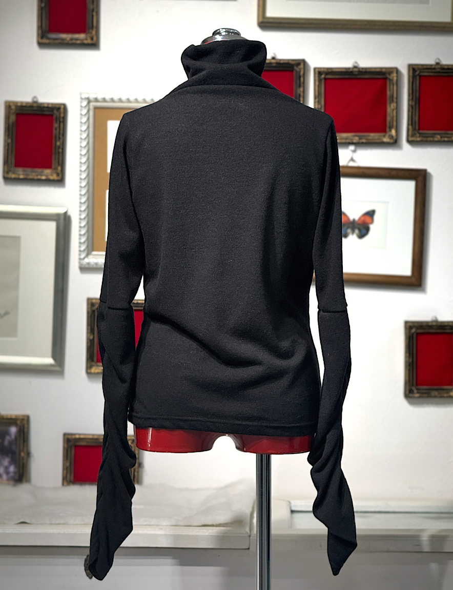 【Na+H】エヌエープラスエイチ Rustハイネックカットソー◆hm