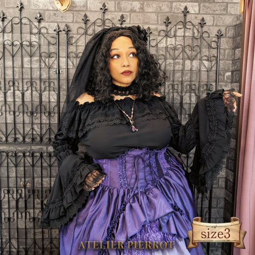 【ATELIER PIERROT】 요정 레이스 코르셋 스커트 크기 3★7 월 21 일까지 여름 판매★