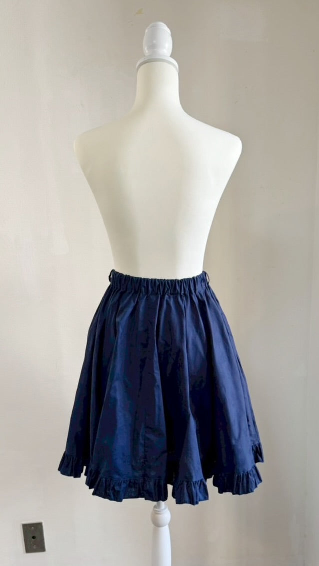 【Physical Drop】フィジカルドロップ ハートエプロン+スカートセット【紺】