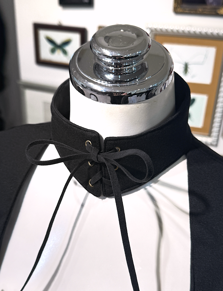 【Na+H】エヌエープラスエイチ ギプスカットソー(パフスリーブ/黒)◆hm