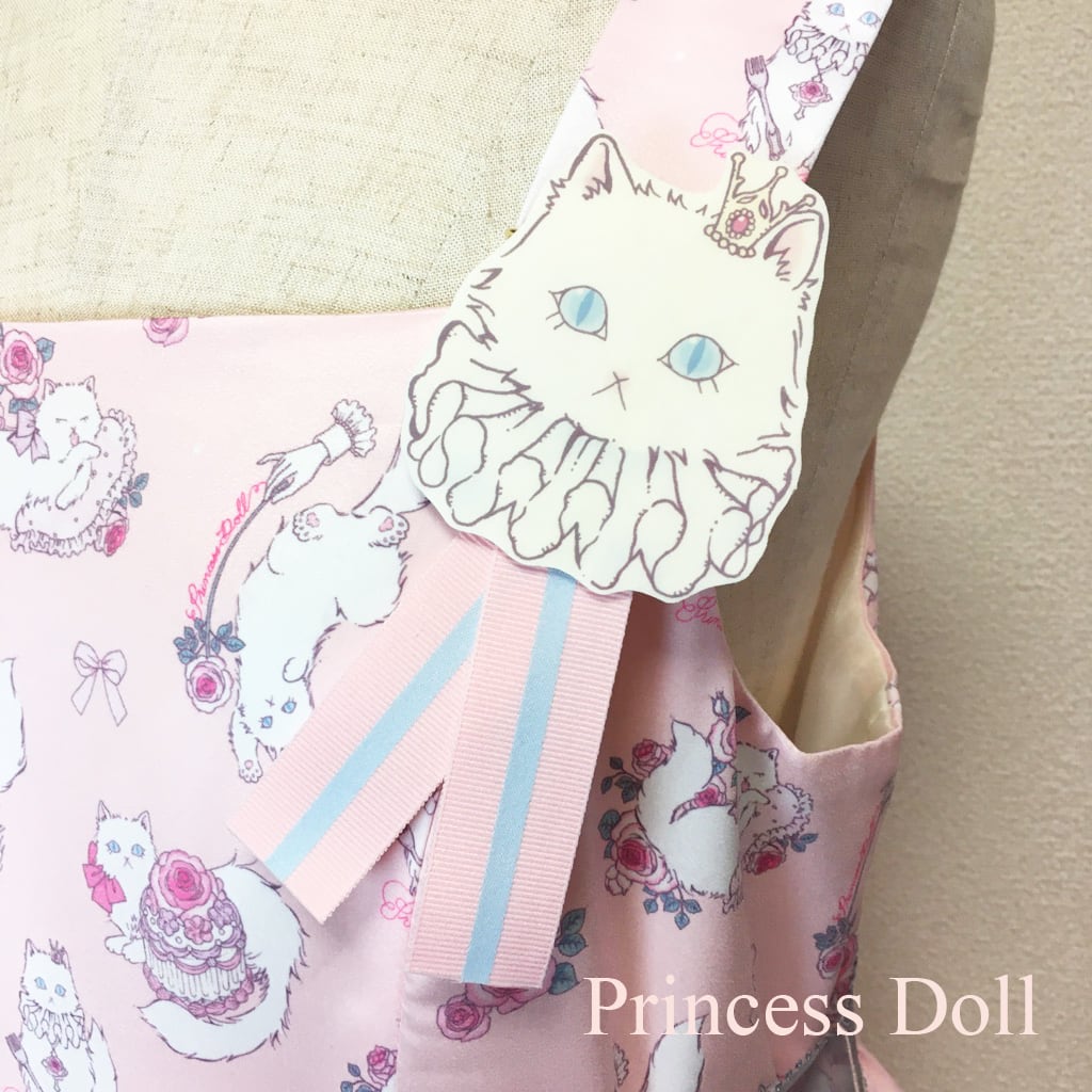 【Princess Doll】プリンセスドール わたみあネコちゃんワンピース/Pink