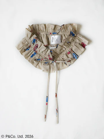 【Victorian maiden】ヴィクトリアンメイデン Paddington™ ラッフルフリルブラウス ホワイト/ベージュ