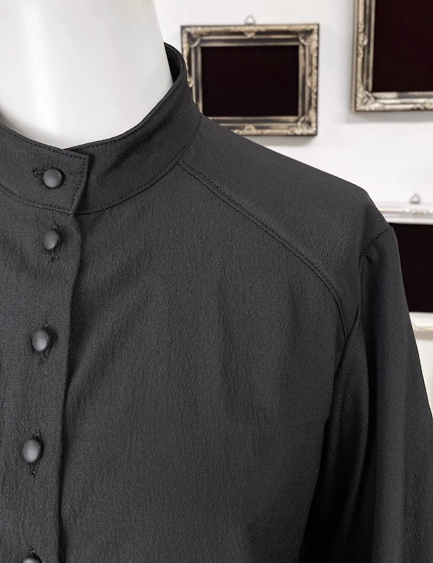 【Na+H】エヌエープラスエイチ er+ブラウス(リボン付き/黒)