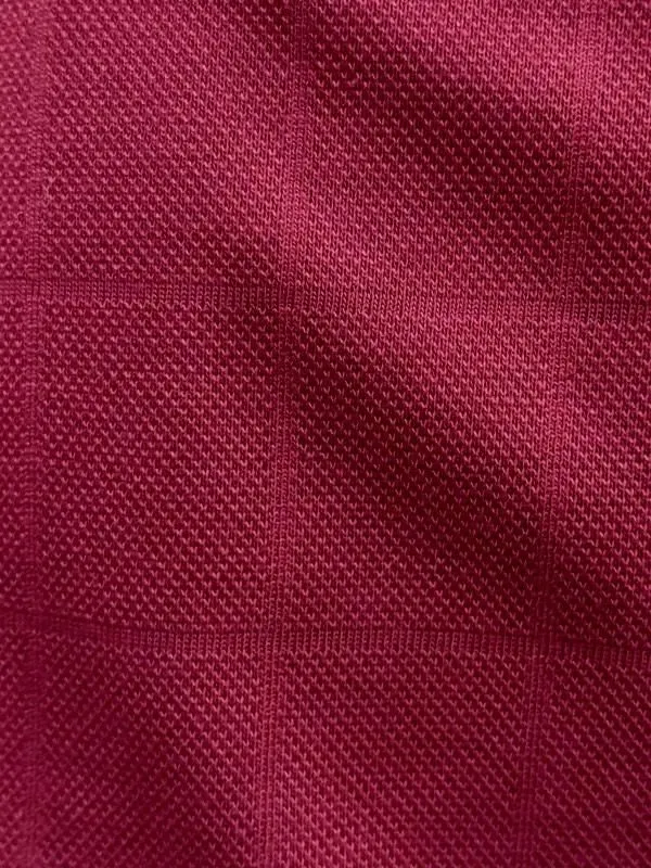 【MARBLE】マーブル フリル袖編み上げワンピース:赤チェックニット×黒レース
