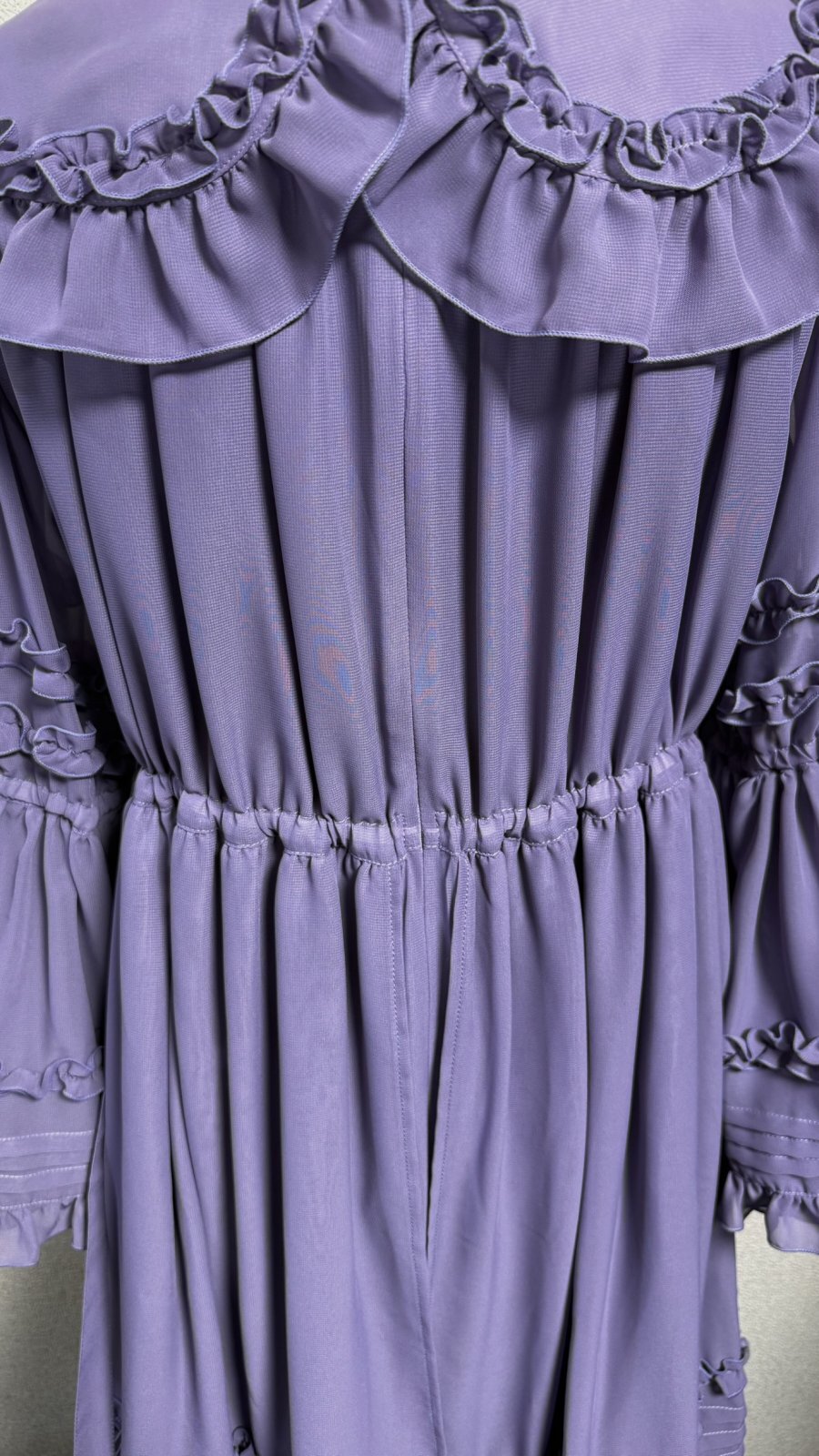 【Physical Drop】フィジカルドロップ クラシカル姫袖ドレス【ラベンダー】