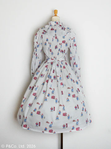 【Victorian maiden】ヴィクトリアンメイデン Paddington™ エプロンドレス ホワイト/ベージュ