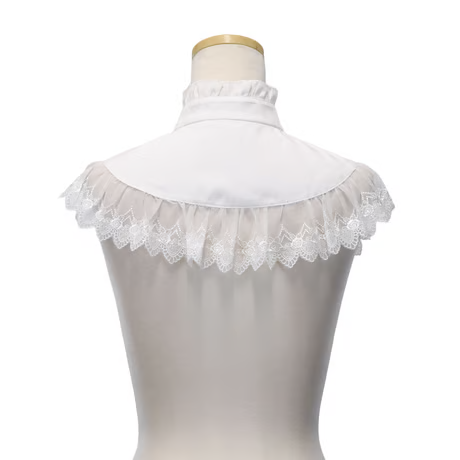 【Sheglit】シェグリット Serena Detachable Collar ホワイト/ ブラック