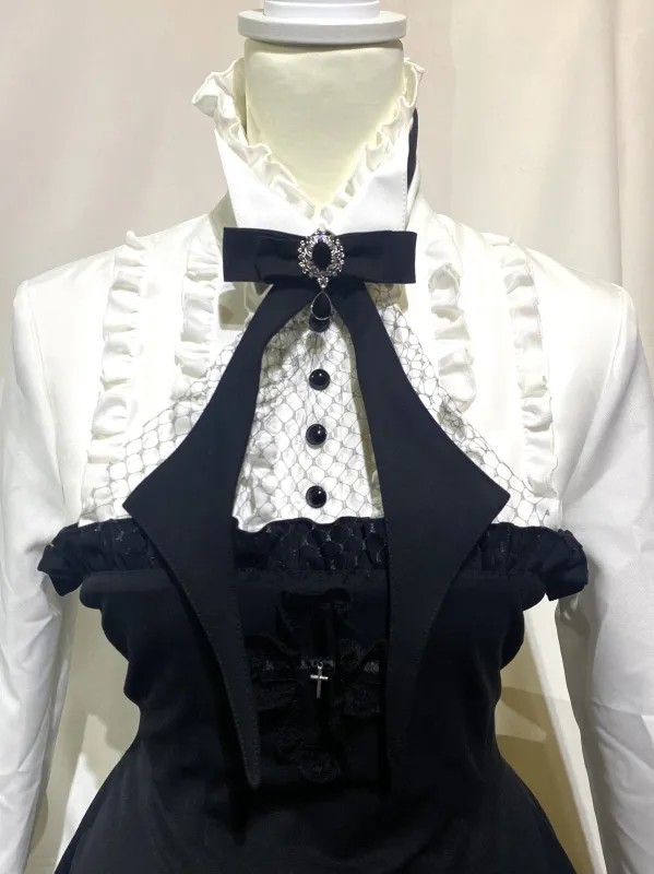 【MARBLE】弹珠带十字架吸血鬼地址:黑白★促销对象外★