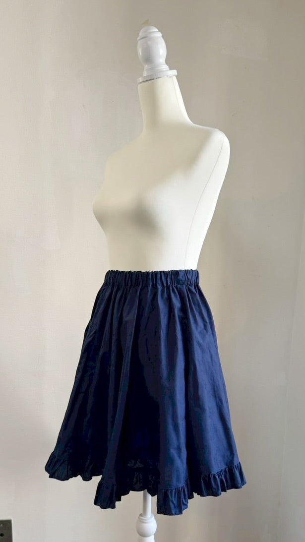 【Physical Drop】フィジカルドロップ ハートエプロン+スカートセット【紺】