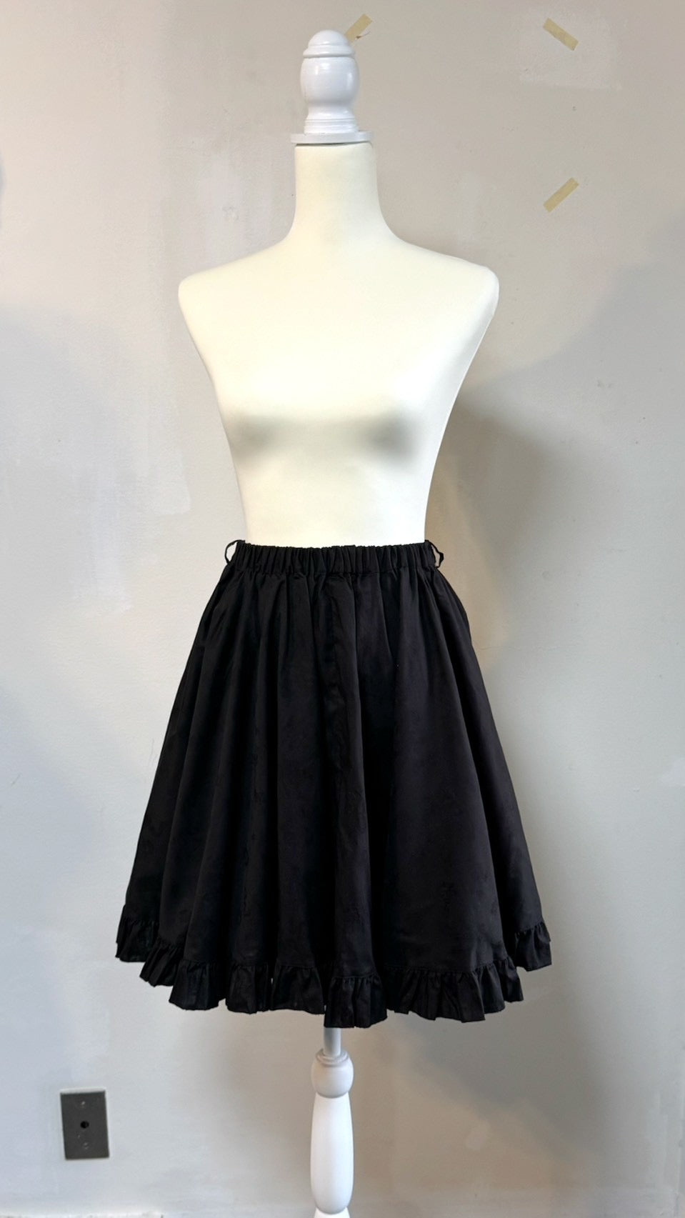 【Physical Drop】フィジカルドロップ ハートエプロン+スカートセット【黒】