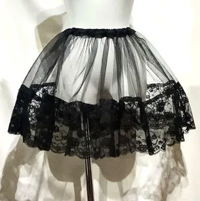 【MARBLE】マーブル レース付きインナーパ二エ:黒×黒レース LL~4Lサイズ