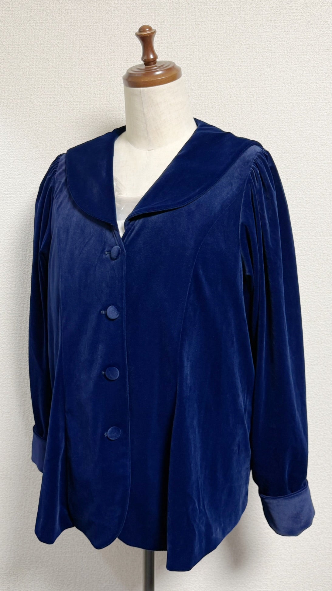 【Physical Drop】フィジカルドロップ レディ別珍ジャケット【ネイビー・プラスサイズ】