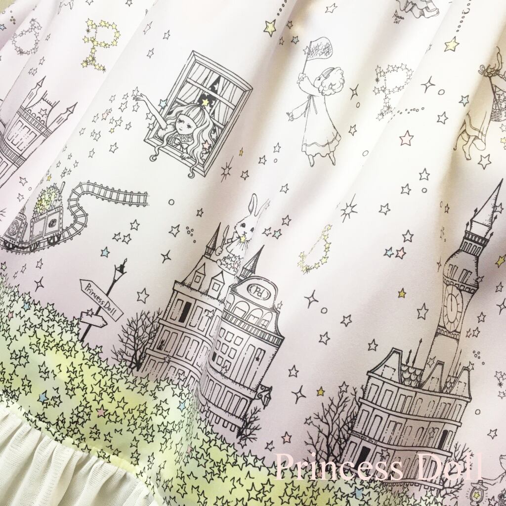 【Princess Doll】プリンセスドール わたしにつもる星の夜スカート/幻想曲