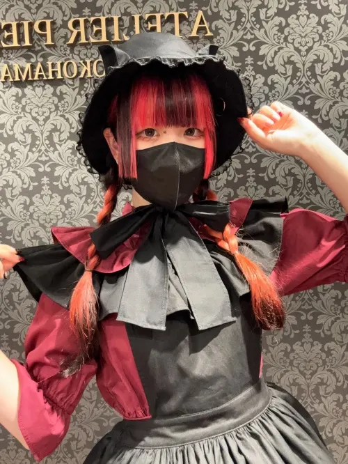 【HERHUM】ハーハム Natalieジャンパースカート ブラック