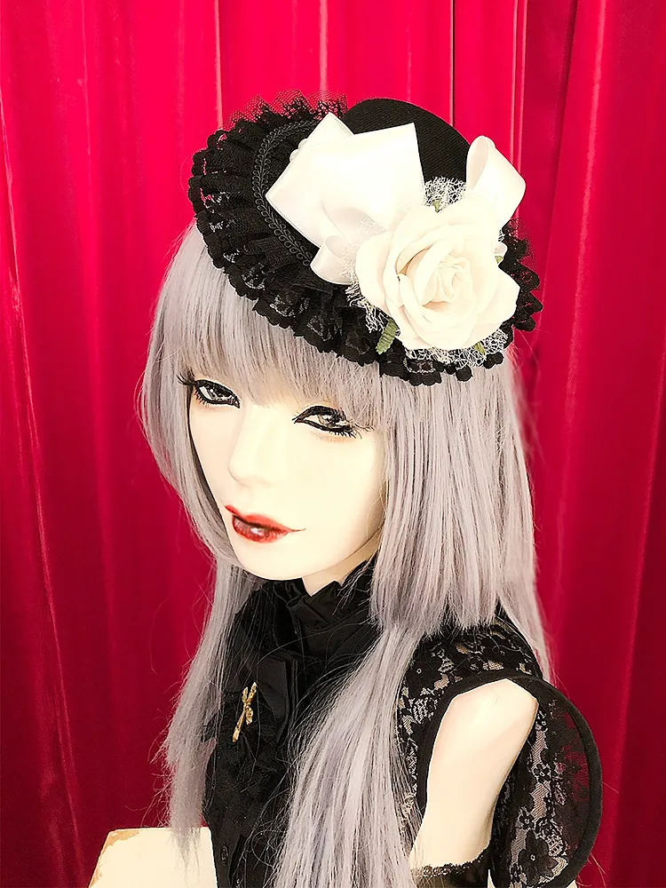 【Estrellas】エストレージャス Estrellasオリジナルミニハット/黒×白