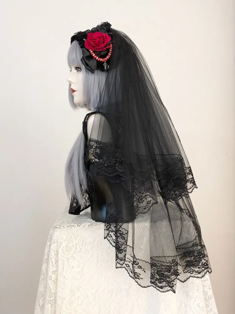 【Estrellas】黑色×红色发圈