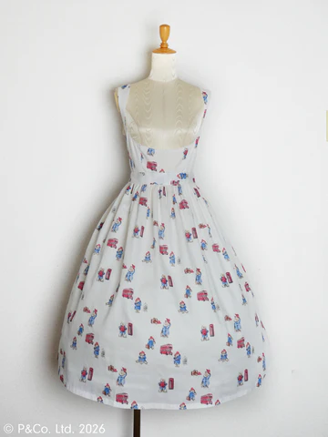 【Victorian maiden】ヴィクトリアンメイデン Paddington™ エプロンドレス ホワイト/ベージュ