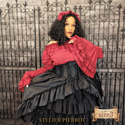 【ATELIER PIERROT】 요정 레이스 코르셋 스커트 크기 3★7 월 21 일까지 여름 판매★