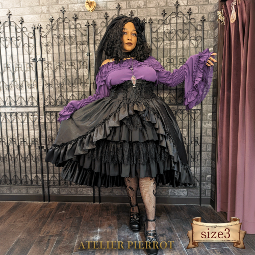 【ATELIER PIERROT】 요정 레이스 코르셋 스커트 크기 3★7 월 21 일까지 여름 판매★