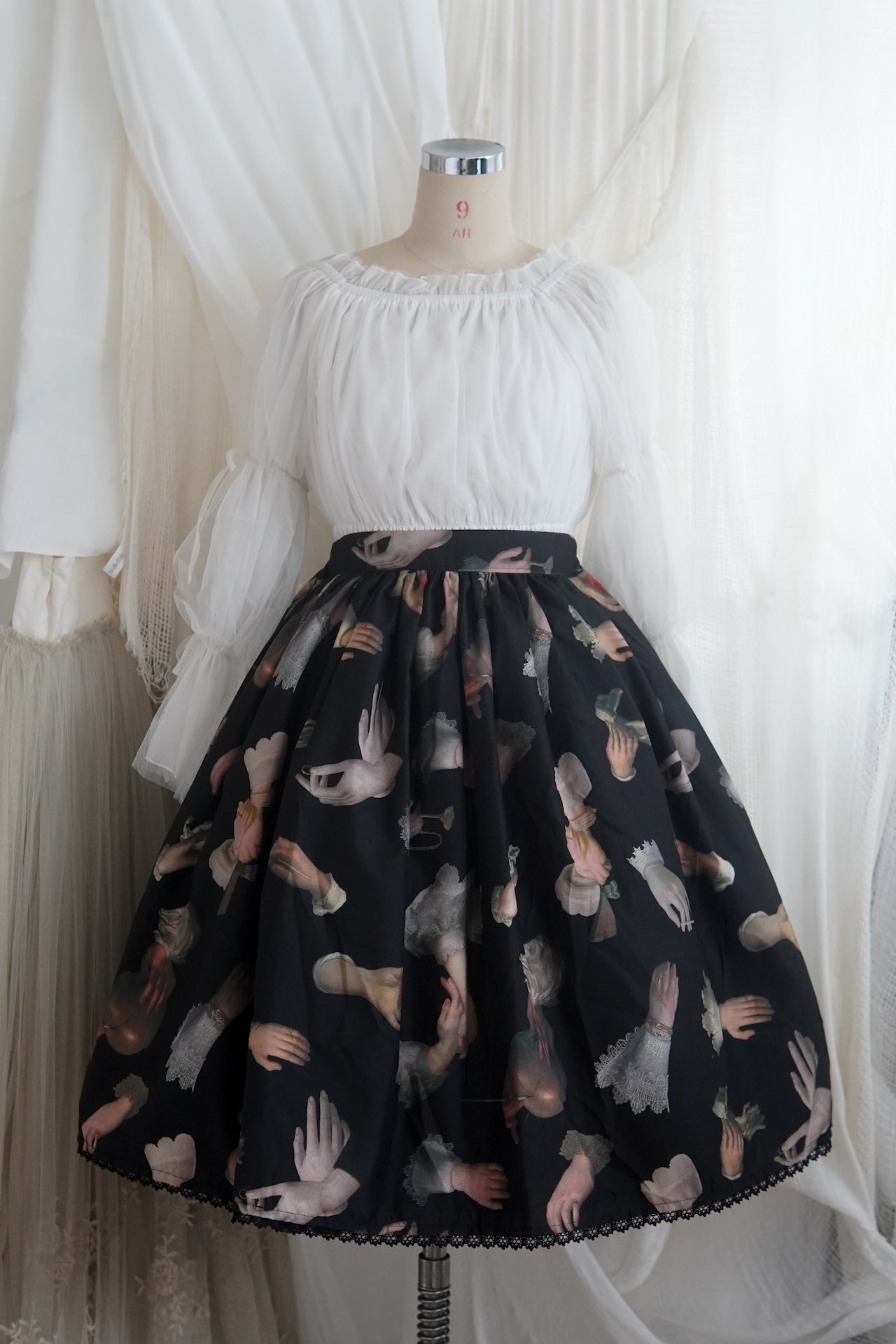 【microcosm】마이크로 코즘 「손의 초상화」2way 앞치마