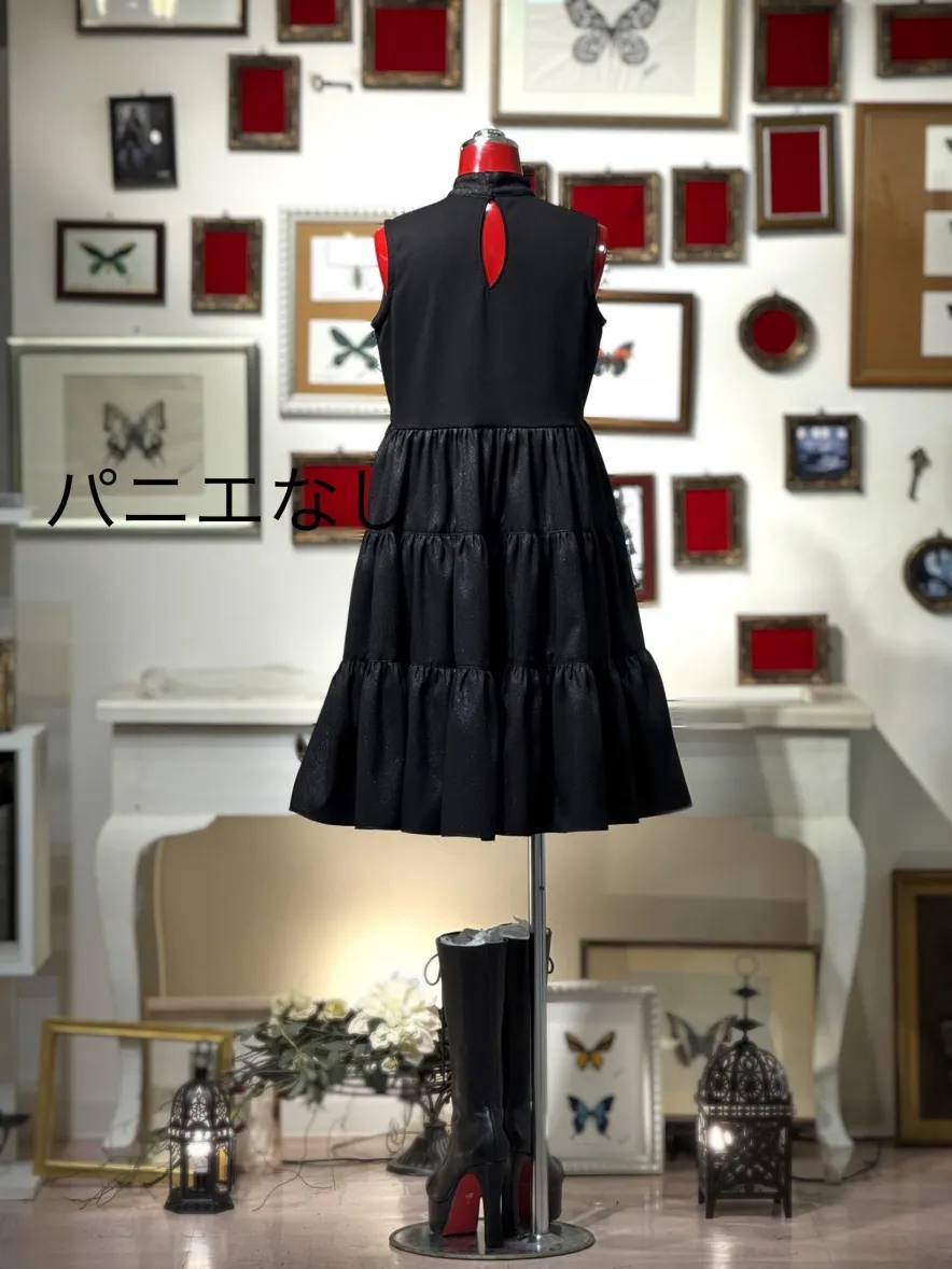 【Na+H】エヌエープラスエイチ mirrorティアードワンピース