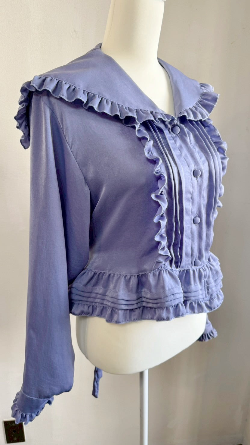 【Physical Drop】フィジカルドロップ セーラーオーバーブラウス【ラベンダー】