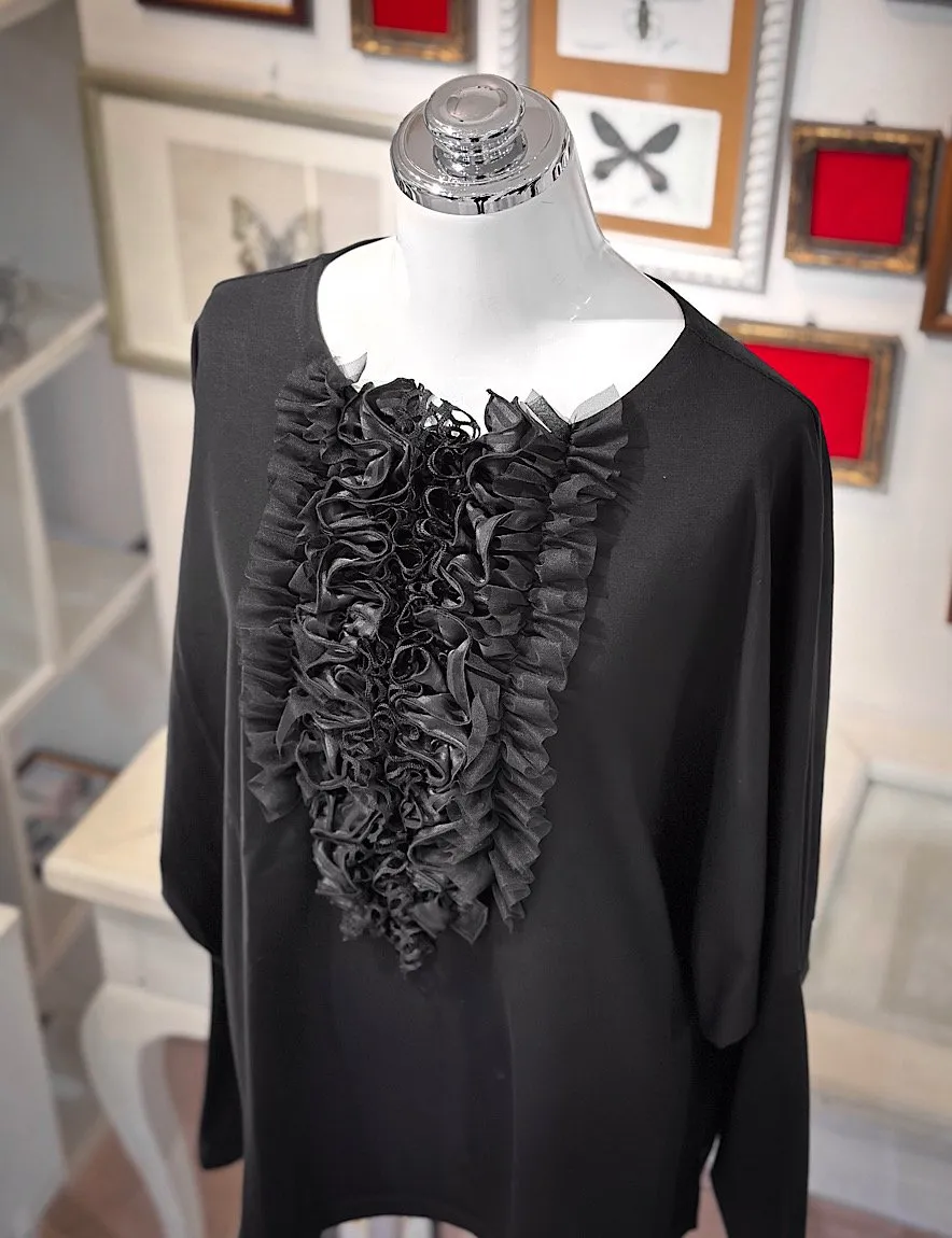 【Na+H】エヌエープラスエイチ prayerフリルドルマンカットソー