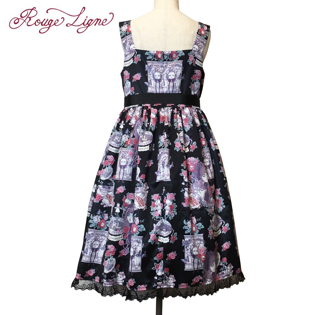 【Rouge Ligne】 生えてくるワンピース Black