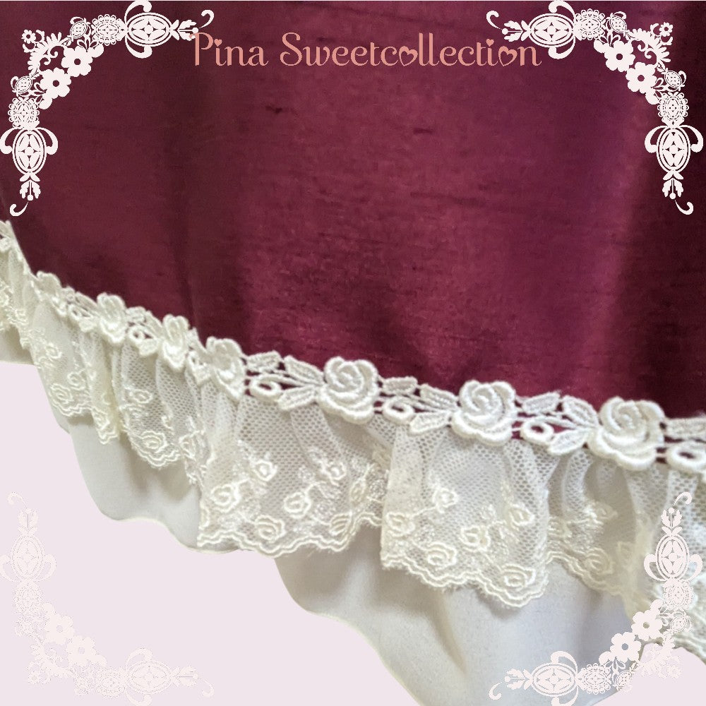 【Pina sweet collection】피나 스위트 컬렉션 앨리스 인형 원피스 와인/삭스/Black