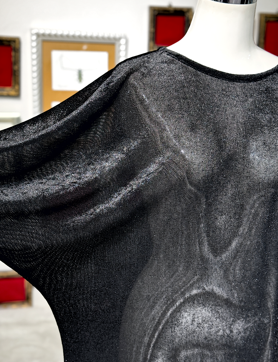 【Na+H】エヌエープラスエイチ mirrorネットカットソー