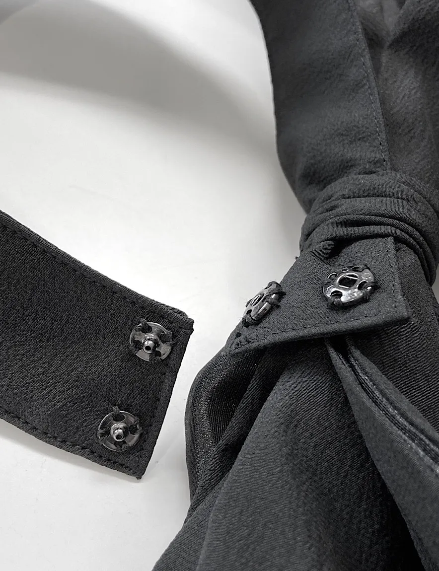 【Na+H】エヌエープラスエイチ er+ブラウス(リボン付き/黒)