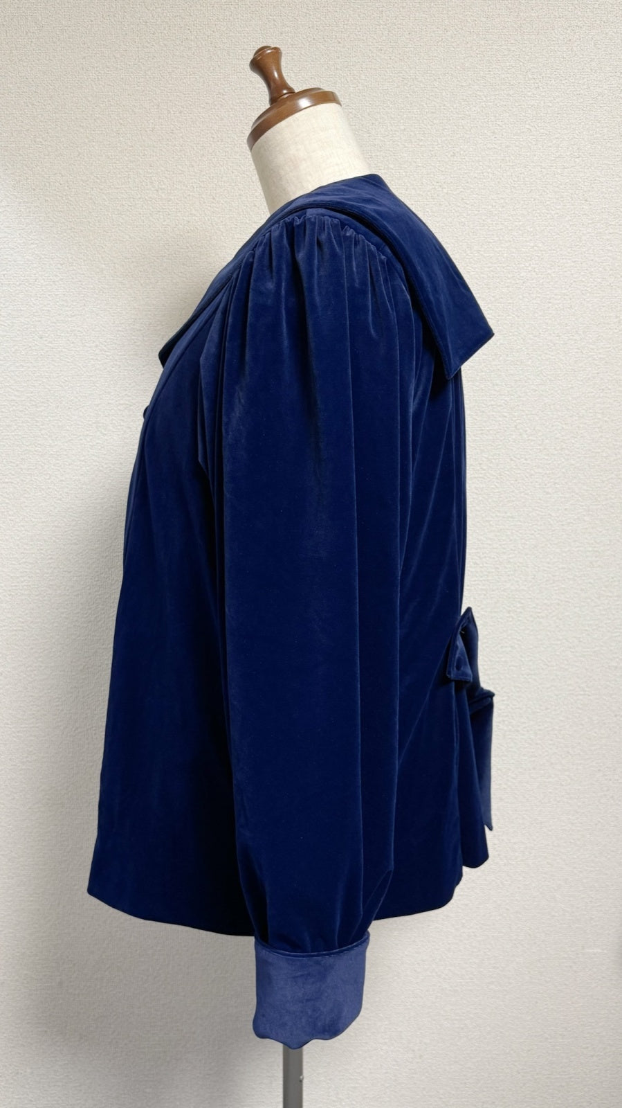 【Physical Drop】フィジカルドロップ レディ別珍ジャケット【ネイビー・プラスサイズ】