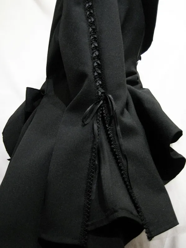 【MARBLE】マーブル 姫袖用流麗ドレープジャケット:黒