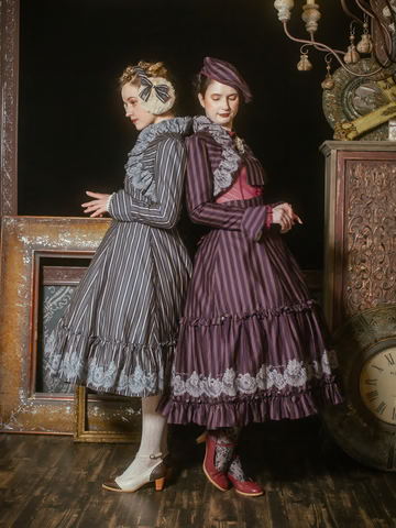 【Victorian maiden】ヴィクトリアンメイデン vintageレースレジメンエリザベスボレロ ミルクティーベージュ/グリーン/ボルドー/チャコール