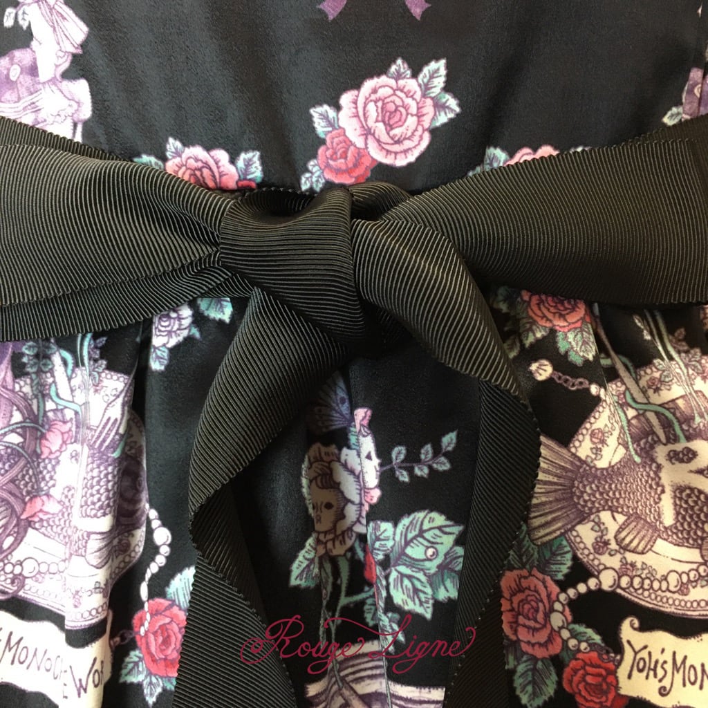 【Rouge Ligne】 生えてくるワンピース Black