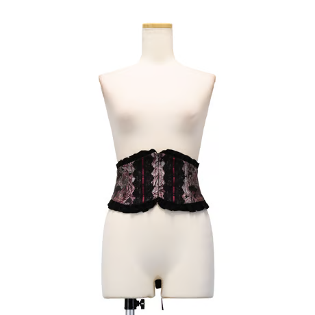 【Sheglit】셰그릿 "Del Fiore"자카드 코르셋Bordeaux/브라운/Black