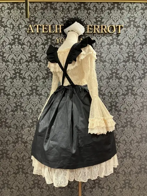 【HERHUM】ハーハム Natalieジャンパースカート ブラック