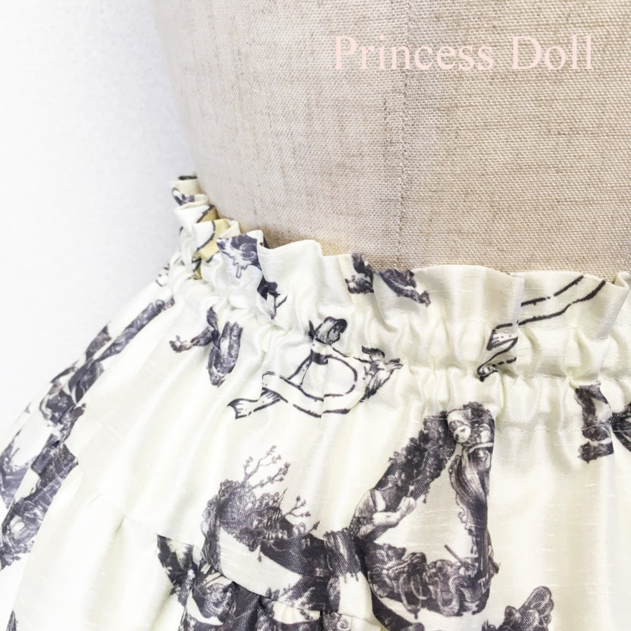 【Princess Doll】プリンセスドール わたしのためのリボン織りスカート/White