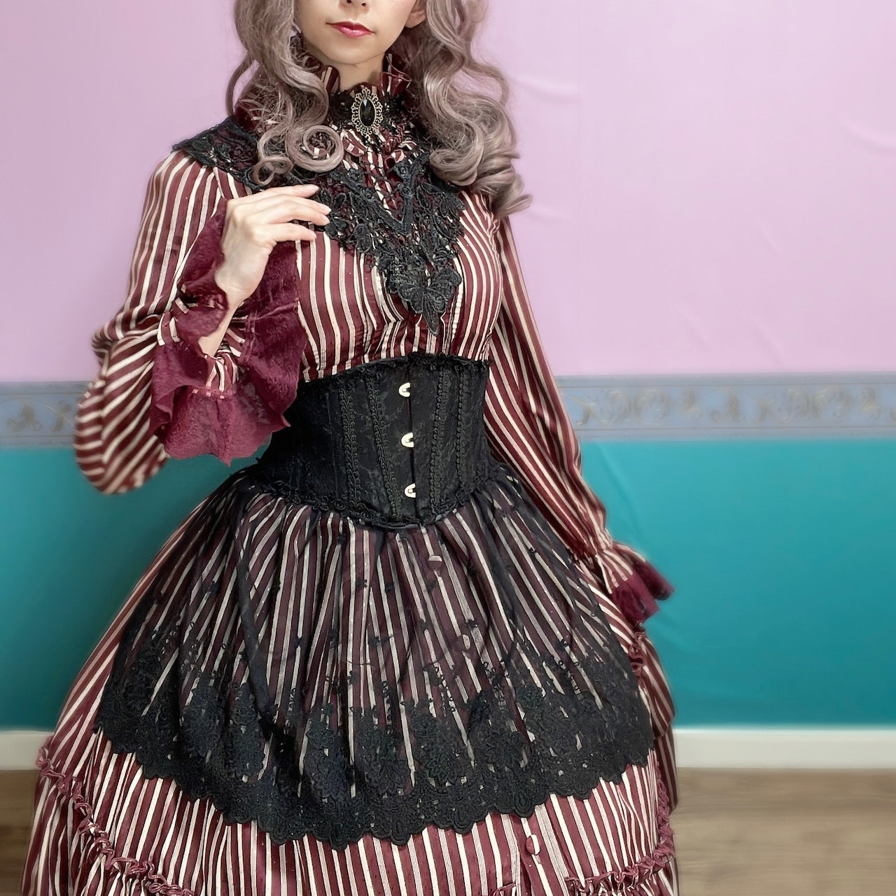 【Morun×Muuna Stoik】モランムーナストイック カフェエプロン 黒★ウィンターセール2月23日まで★