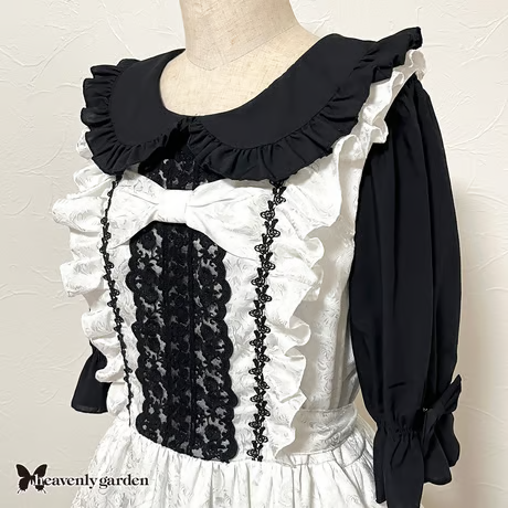 【heavenly garden 】ヘヴンリィ ガーデン シャドウローズジャンパースカート・ホワイト