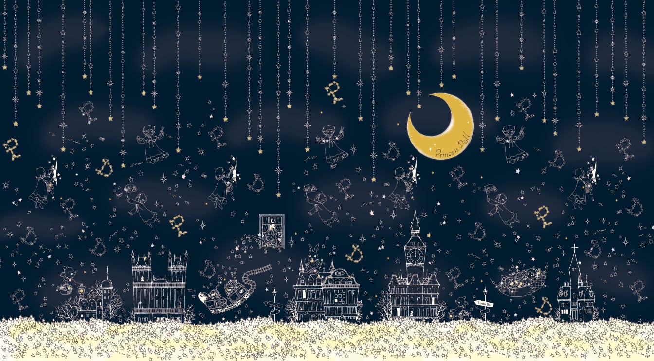 【Princess Doll】プリンセスドール わたしにつもる星の夜スカート/真夜中