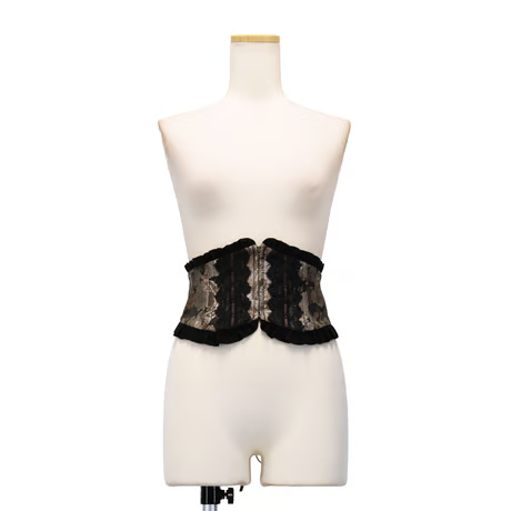 【Sheglit】셰그릿 "Del Fiore"자카드 코르셋Bordeaux/브라운/Black