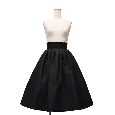 【Sheglit】シェグリット "Del Fiore"ジャガードスカート ボルドー/ブラウン/ブラック