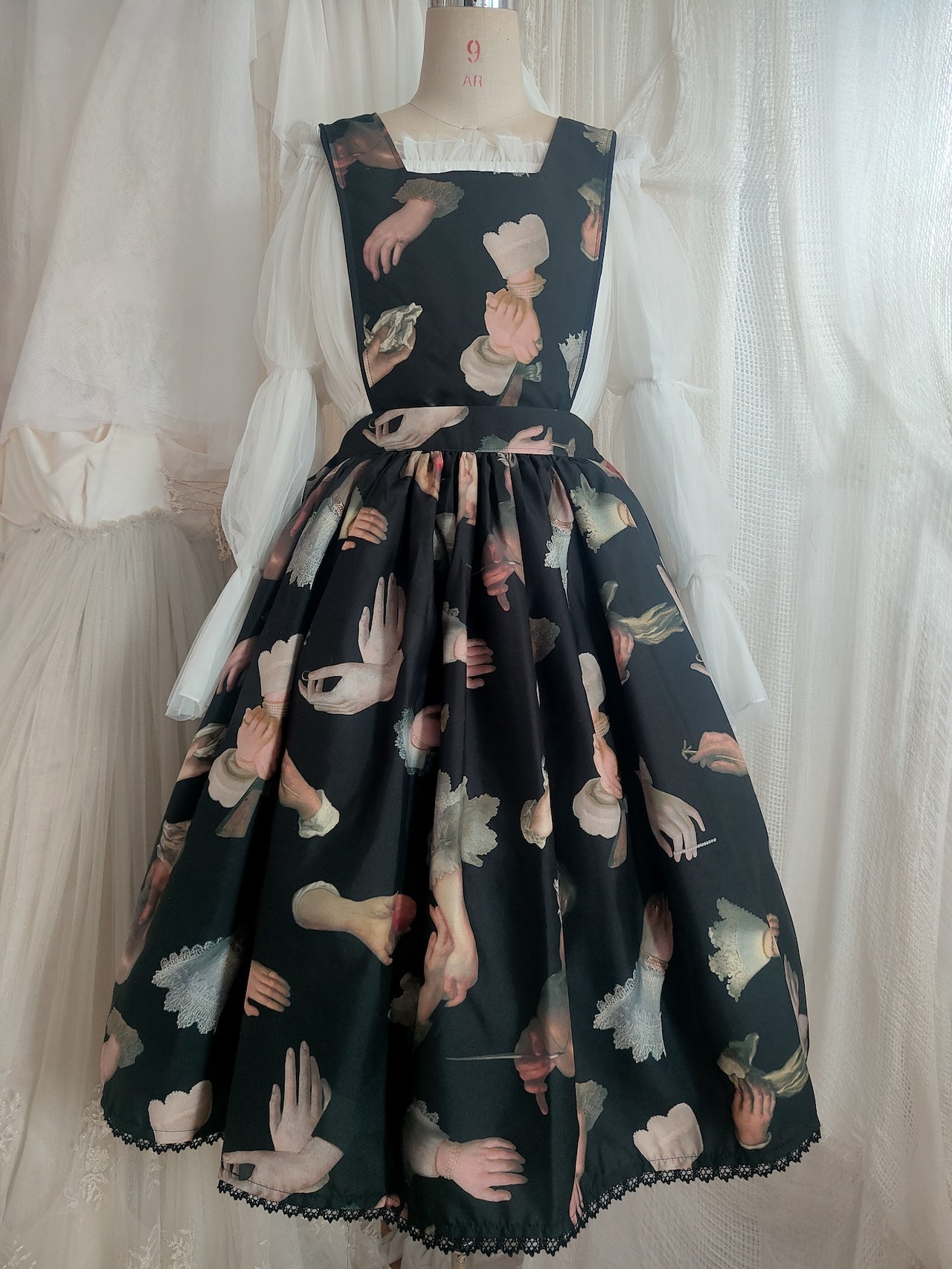 【microcosm】마이크로 코즘 「손의 초상화」2way 앞치마