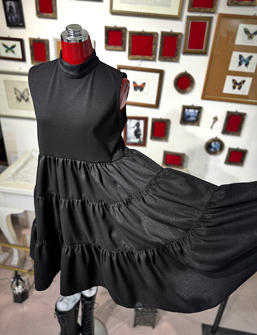 【Na+H】エヌエープラスエイチ mirrorティアードワンピース