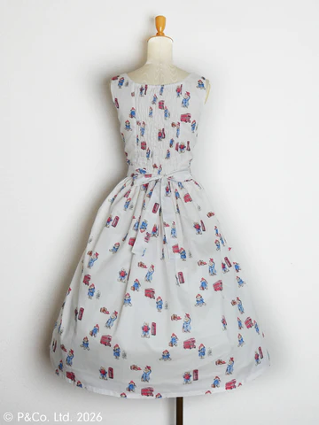 【Victorian maiden】ヴィクトリアンメイデン Paddington™ エプロンドレス ホワイト/ベージュ